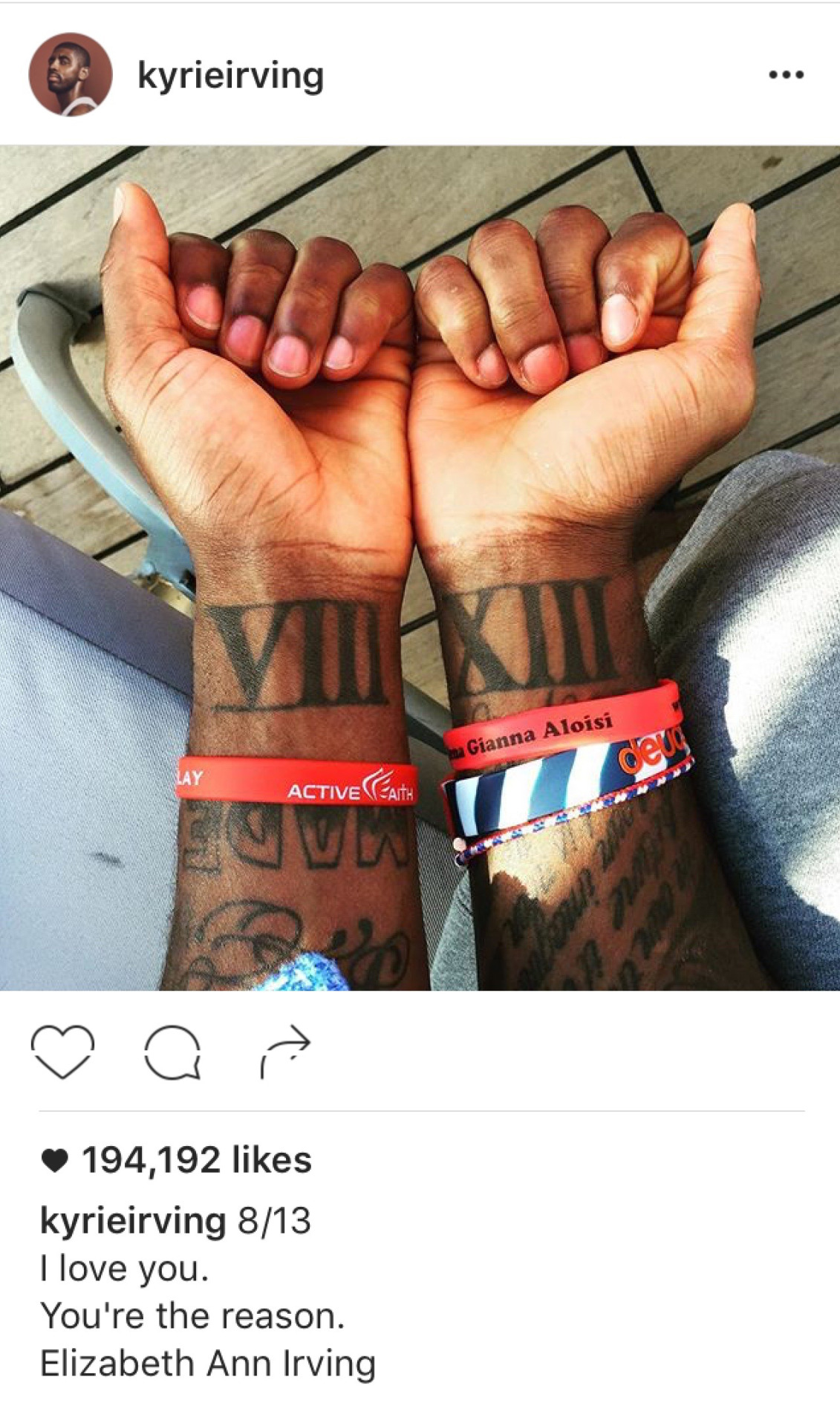 Nba Tattoos Kyrie Irving Recently Shared The Image Above Via