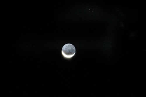 sexy-uredoinitright:The Moon last night just before it went to sleep…