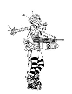 herochan:  Tank Girl Art by Adam Huntley