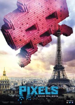 filmhabits:  Pixels - Posters Starring Michelle Monaghan, Adam Sandler, &amp; Peter Dinklage In theaters July 24, 2015 (US)