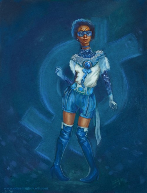 wearewakanda:  The Afro-Diasporic Fantasy Art Of Nigerian-American Illustrator Odera IgbokweWΛW | Like : Tweet : Pin : Blog#WeAreWakanda