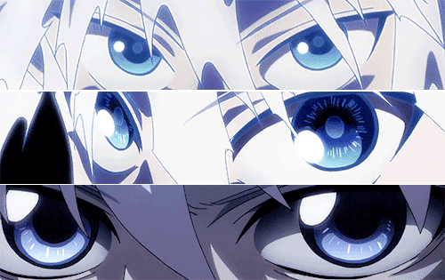 XXX daza-i:  Killua’s eyes appreciation/development photo