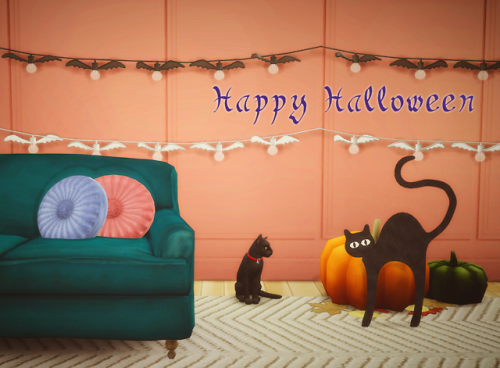 serenebluesims:Happy halloween simblrs!  Although I’m not familiar with trick-or-treat, I