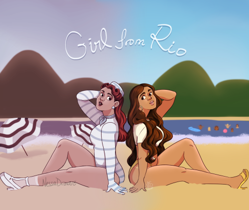 You’ll be falling in love with the girl from RioFanart of Anitta’s latest song: “Girl from Rio”