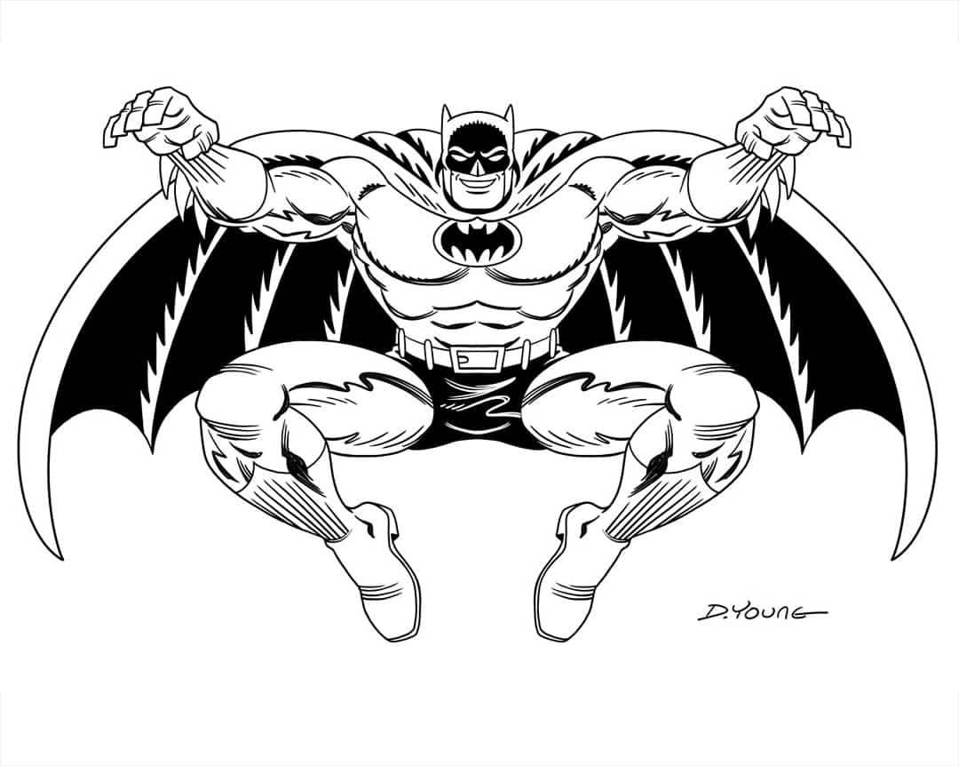 Darryl Young Design — Batman: Black and White #darrylyoung #batman...