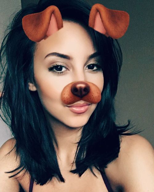 XXX Short and black with a dumb dog filter. 💇🏻 photo