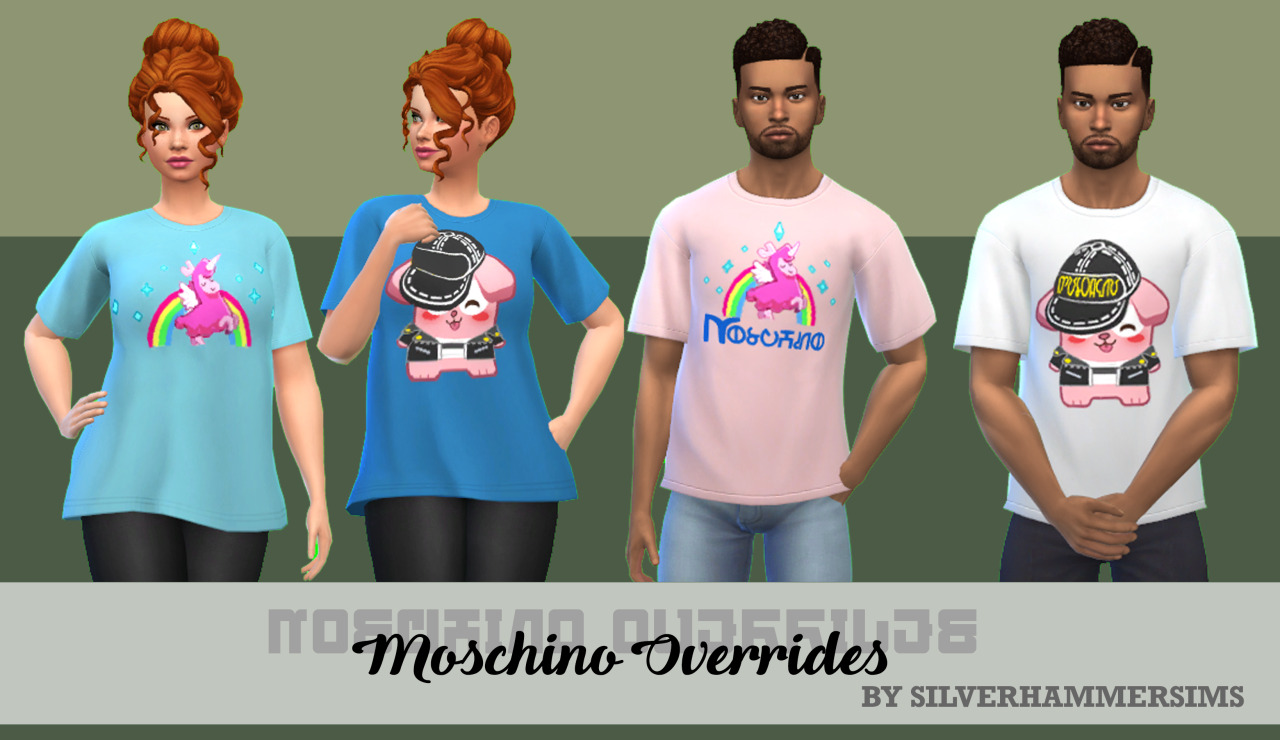 Maxis Match CC World — Moschino Shirt Overrides