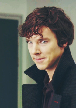 cenizasholmes:  Sherlock, pretty smile. 