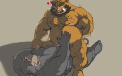 junichiboar:  [R-18/NSFW] “Harder!” featuring