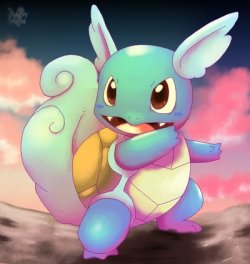 angelheartobsession:  Wartortle by =Cherry-queenX