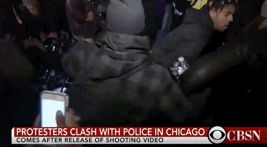micdotcom:  Rapper Vic Mensa was among those protesting in Chicago last nightHundreds