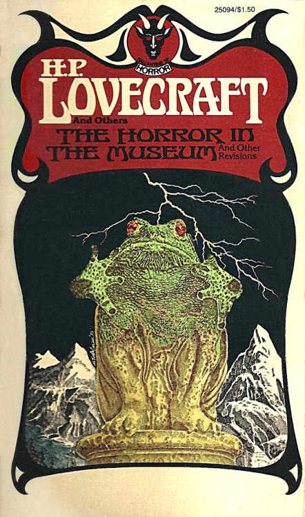 toomuchhorrorfiction:  vhoorl:  Murray Tinkelman  1970s Ballantine Books editions of H.P. Lovecraft