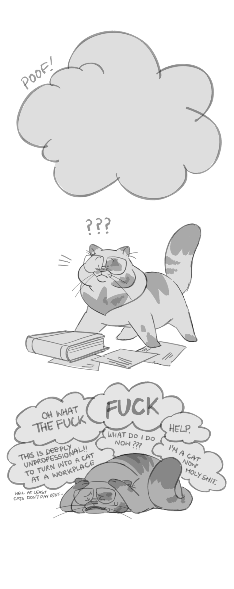 Cat Martin Origin Story!! Very Unprofessional Of Martin To Turn Into A Cat During Work Hours