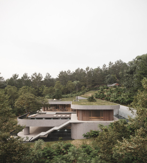 A Tranquil Jungle House That Incorporates Japanese Ethos...