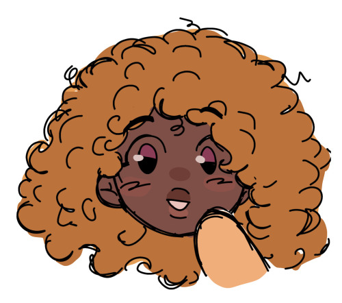 A Redraw Of Orange Blossom With Her Hair Down