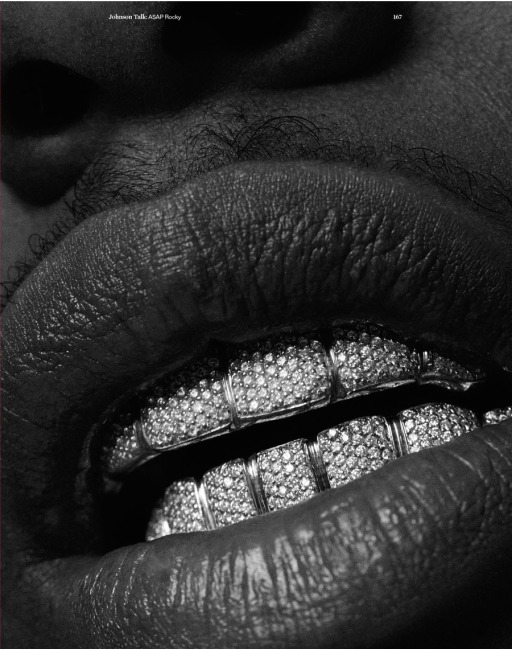 chick-habits:  pleasebboy:  ‘Johnson’ Magazine + A$AP Rocky.   baby!