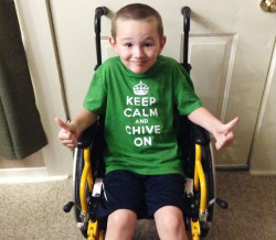 thechive:  A brave young boy needs our help.