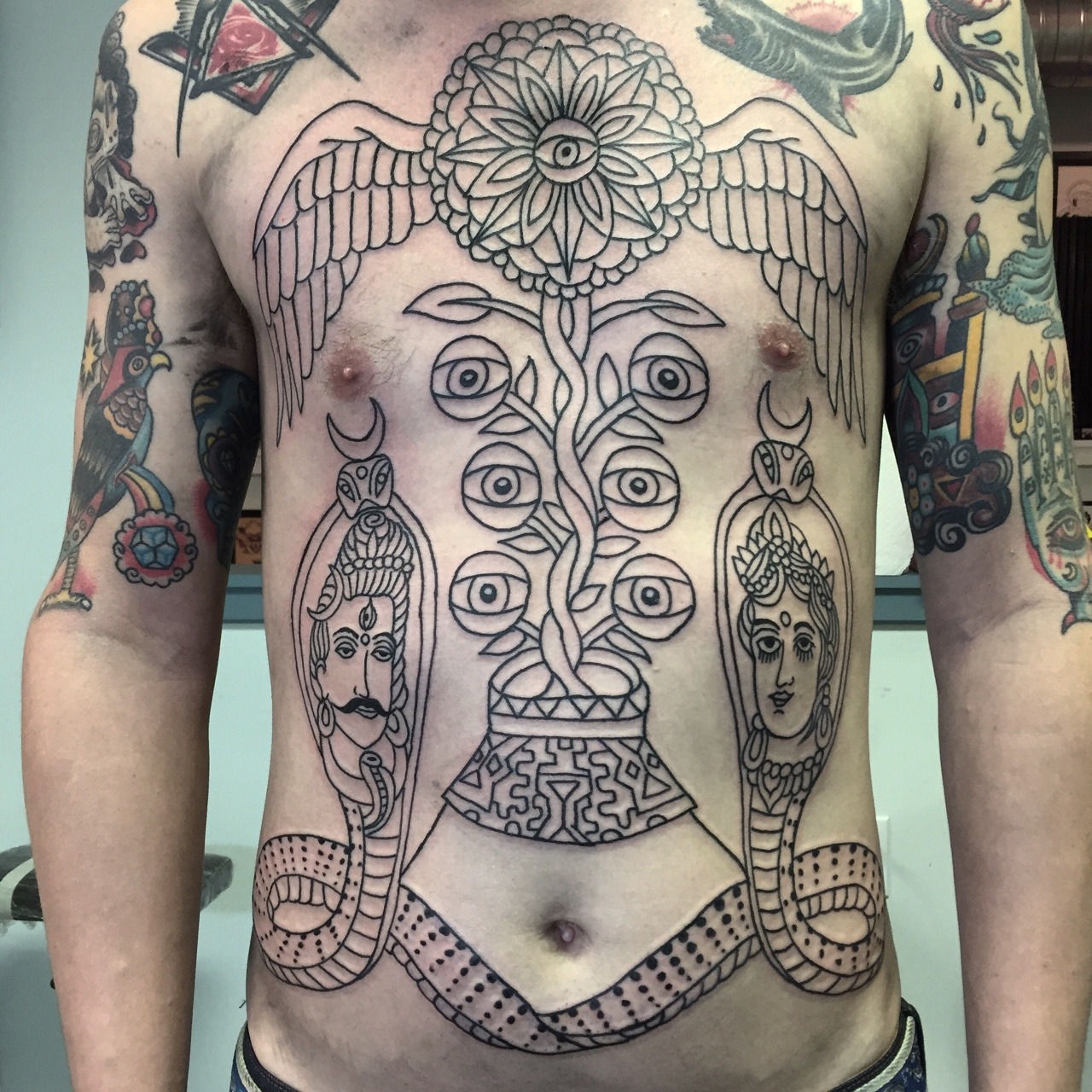 New one from Keith Opalinski keithopalinkitattoo at Electric Park Tattoo  in Detroit MI  rtraditionaltattoos