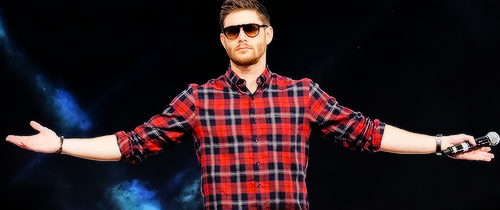 justjensenanddean:   Jensen Ackles aka Captain!Ackles at JIBCon 2015 [x]   [x]   