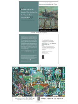 Opening Invitations for the American Folk Art Museum with unfolded to display a featured image by each artist.
Produced while a freelance Art Director for Darling Green Inc.