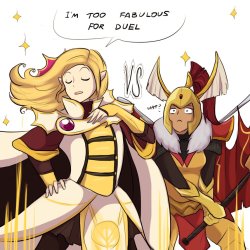 abyssalblade:  Invoker meet Tresdin by Keterok wat 