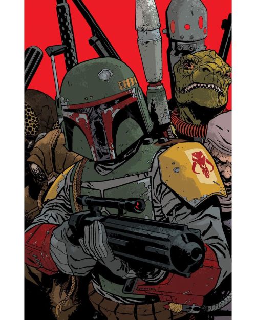 Today’s #StarWars post revolves around the #BobaFett variant cover I did for the Panini Italian edit