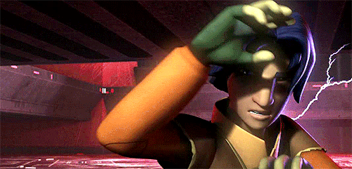 fernandabarrera:Ezra Bridger and Darth Vader in Star Wars Rebels season 2, episode 22 “Tw
