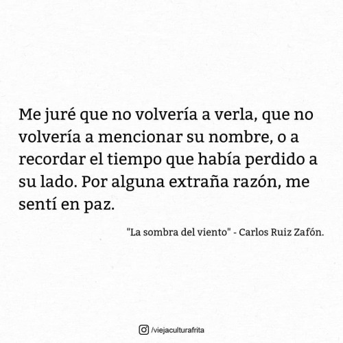 &ldquo;La sombra del viento&rdquo; - Carlos Ruiz Zafón. #Zafón  #RuizZaf&oacut