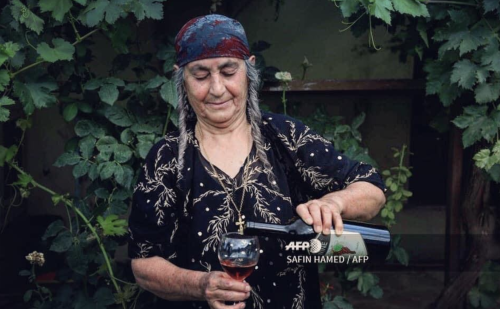 Fakhria Eli is a Kurdish Christian winemaker from Shaqlawa.&gt; Photos: Safin Hamed.