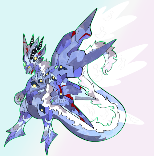 xenogears dragon!alternative colouration for xenogears-id under the cut