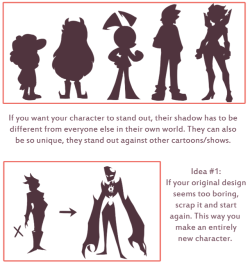 lunaartgallery: Art Tutorial Preview This one was fun to do since I usually leave silhouettes till a