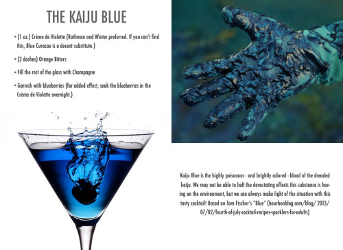 hardactofollow: The Pacific Rim Drink Series (Part 2)! Part 1’s focus was on the mighty jaeger