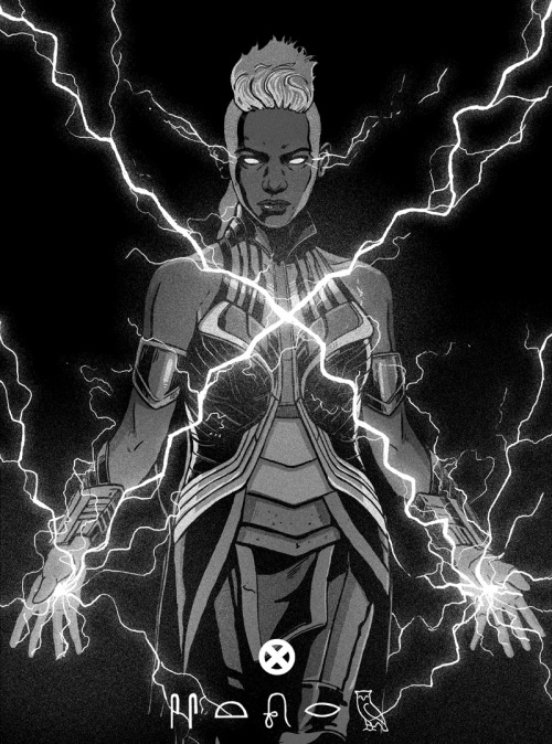 Here’s a Storm illustration I did recently that got picked up by Fox for promoting X-Men Apoca