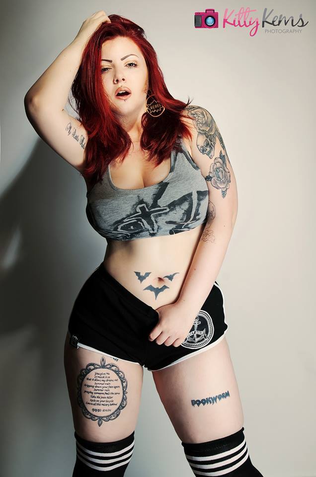 anythinggoesapparel:  Once again Abi Rose - Model. and Kitty KEMS Photography have