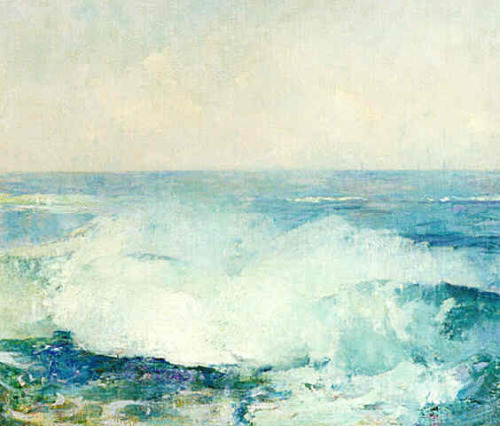 Crashing Waves (also called Study of Surf)  -  Emil Carlsen   c.1909American, 1848-1932Oil on canvas