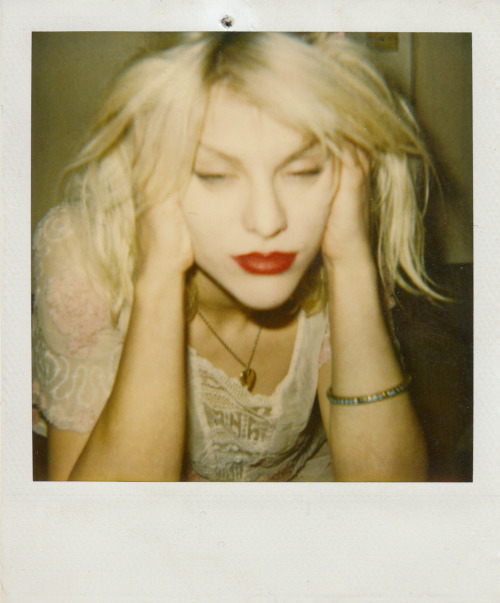herewecometumblingdown: Courtney Love before a HOLE gig @Negativ Frankfurt/Germany in 1991 (?)