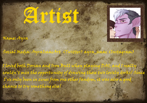  Contributor Introduction Please give a warm welcome to our next artist: Ayra!We are excited to work