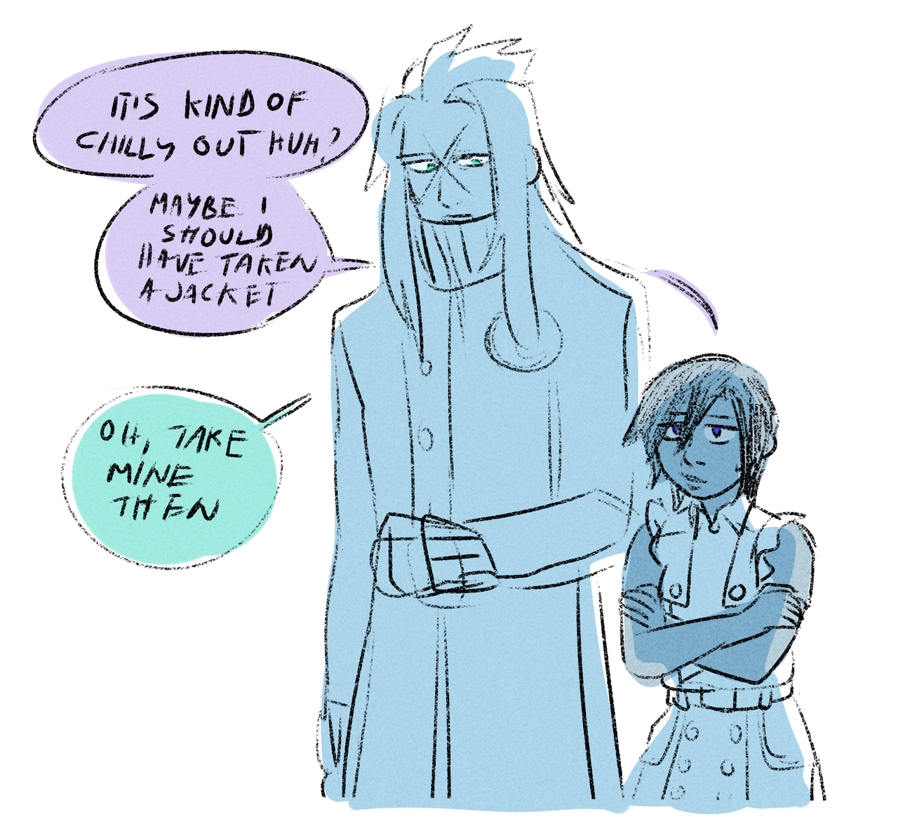 zoeshi-bug: isa tries to exercise some friendship 
