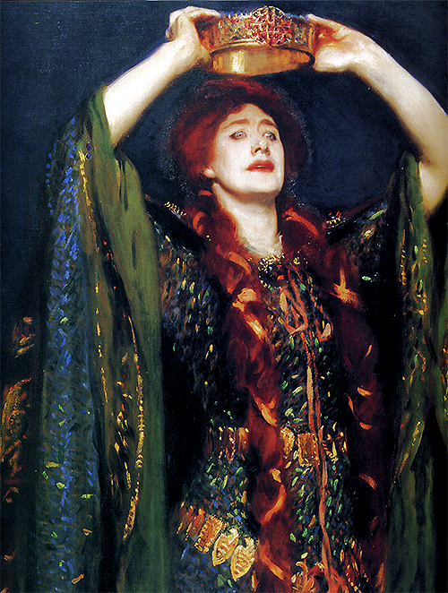 marcuscrassus:John Singer Sargent - Ellen Terry as Lady Macbeth (1889)