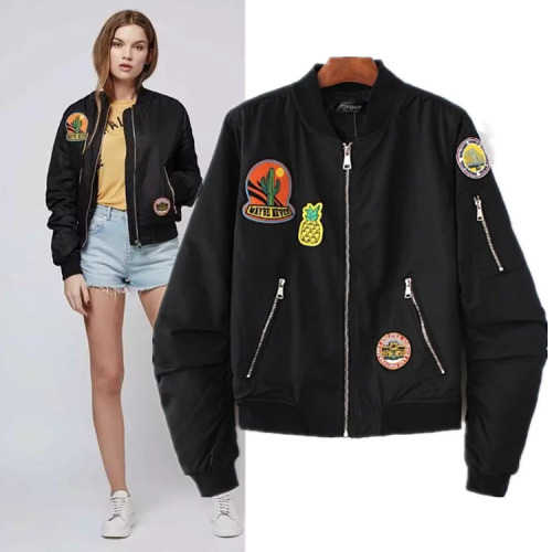 sneakysnorkel:  Street Style in This Autumn Turn Down Collar Double Breasted Women’s Trench Coat 2 in 1 Denim Coat Fashion Hooded Loose Jacket  Cool Girl Pineapple Pattern Zip Detail Jacket Cool Girl Tiger Eagle Print Bomber Jacket Plain Lapel Long