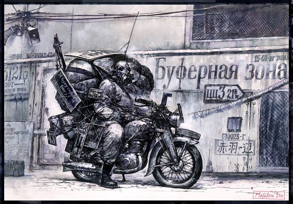 bellatorinmachina:  by Masahiro ItoAcid Buffer Zone