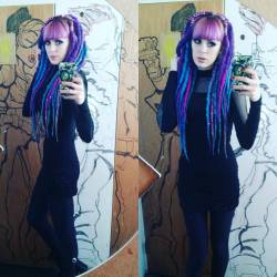 lilith-lawless:  Obsessed with the Giga Wings Mesh Dress, the back is the best part but I can’t bend that way :’) #cyberdog #gothgoth #alternative #altgirl #makeup #mua #gothgirl #tattoos #piercings #dreadlocks #dreads #lilithlawless #gothic #workselfie