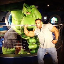 drwannabe:  Payam Mofarrahi with the hulk