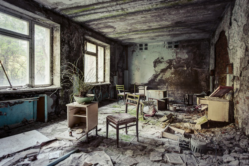   On April 26, 1986, an explosion in Reactor 4 of the Chernobyl Nuclear Power Plant in Ukraine released large quantities of radioactive contamination into the air over Ukraine, Belarus and huge portions of Europe. After the accident, the area around the