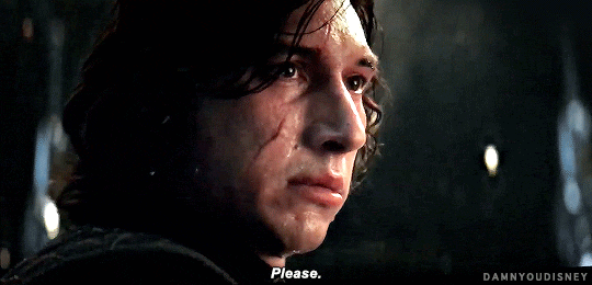 i-am-thesenate: damnyoudisney:Join me. HIS LIP WOBBLES WHEN HE SAYS PLEASE JUST FUCK ME UP