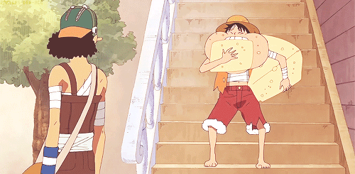 I’m starving, Sanji!!Eat some cheese then!