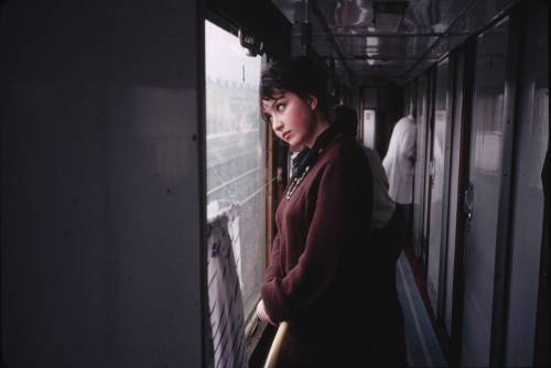 sovietpostcards: Train ride from Vilnius to Tallinn, photos by David Turnley (1989)