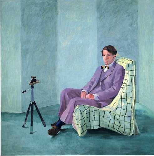 Peter Schlesinger with Polaroid Camera, David Hockneywww.wikiart.org/en/david-hockney/peter-