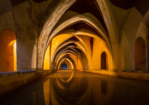 “Maria de Padilla Bathrooms” - the Alcazar, Seville by bardwellpeter In Spanish, “