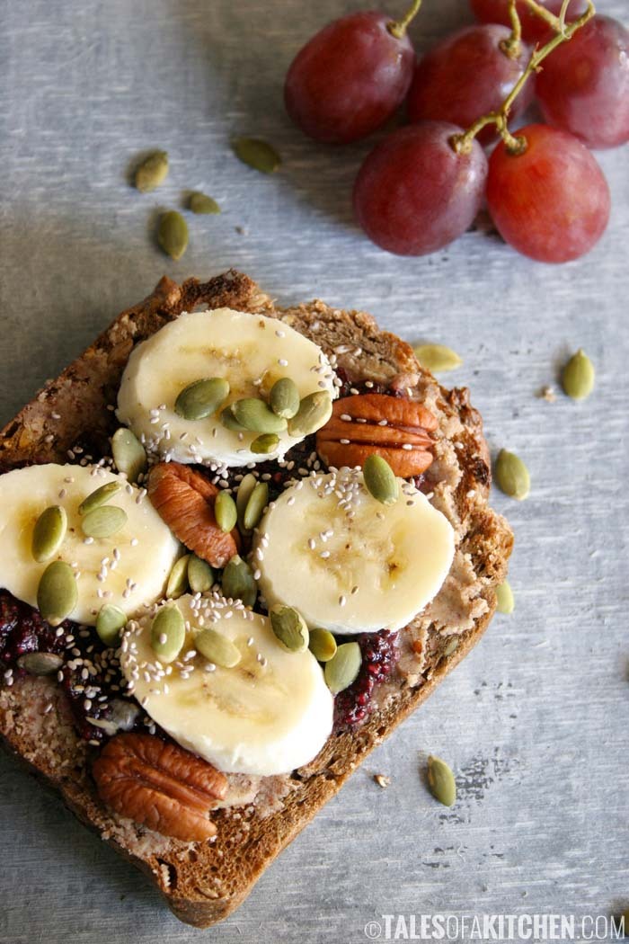 vegan-sophistication:  The best PBJ Sandwich + How to make Pecan Butter &amp;